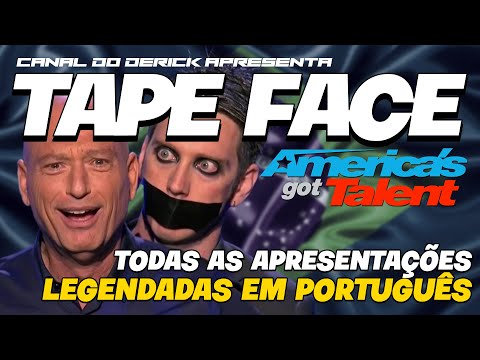 AMERICA'S GOT TALENT - TAPE FACE - TODAS AS APRESENTAÇÕES | LEGENDADO EM PT-BR