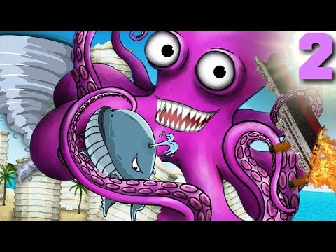 #2 GIANT OCTOPUS EATS OCEAN and CITY - Tasty Planet Forever (Octopus Levels 4 5 6 7 8)