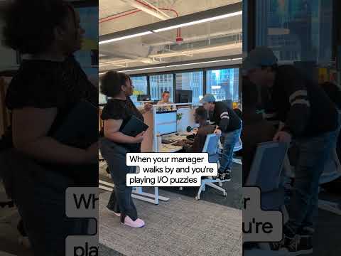 Video Thumbnail: POV: Solving the #GoogleIO puzzle is a full time job