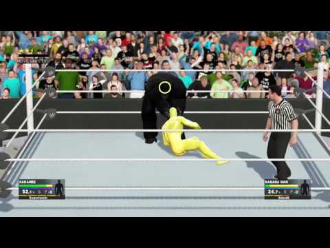 HARAMBE VS BANANA MAN | WWE 2K17