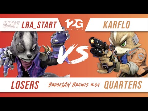 BrookLAN Brawls 64 - GRNT | LRA_START (Wolf) v. Karflo (Fox) - Losers Quarters