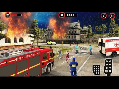 Hurricane Rescue Simulator -2020 Ambulance Rescue Android Gameplay.