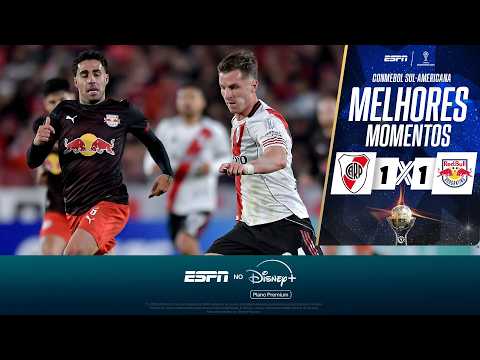 Gols e lances de River Plate x Red Bull Bragantino
