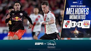 RED BULL BRAGANTINO LEVA GOL NO FIM, EMPATA COM RIVER PLATE E TEM VAGA AMEAÇADA NA SUL-AMERICANA