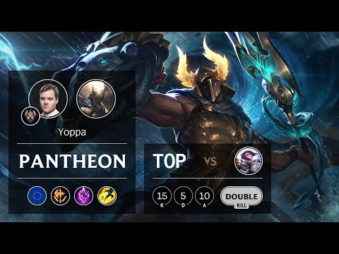 Pantheon Top vs Fiora - EUW Challenger Patch 10.2