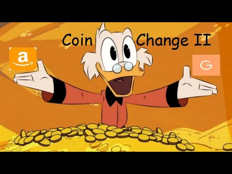 Coin Change II - LeetCode 518 - Top Down/Bottom Up DP with Space Optimization