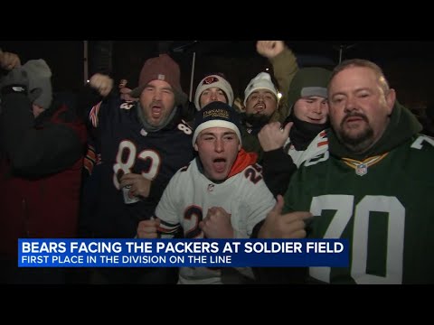 Bears, Packers fans fill Soldier Field for Saturday rivalry rematch