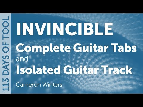 Tool - Invincible - Guitar Cover / Tabs / Isolated Guitar