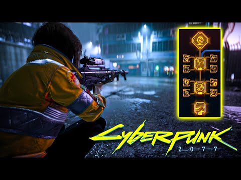 Overpowered Best Long Range Sniper Build Showcase (Very Hard) Patch 2.12 - Cyberpunk 2077