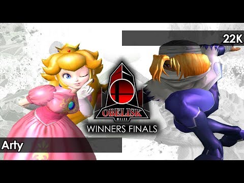 Melee: Arty (Peach) V 22K (Sheik/Marth) - Obelisk 104 Tournament SSBM