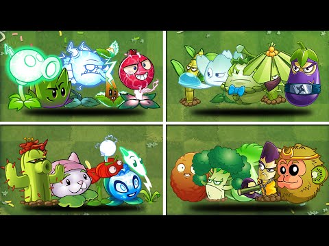 Team 05 Plant Max Level Vs Team Zombie - Who Will Win？- PvZ 2 Chinese