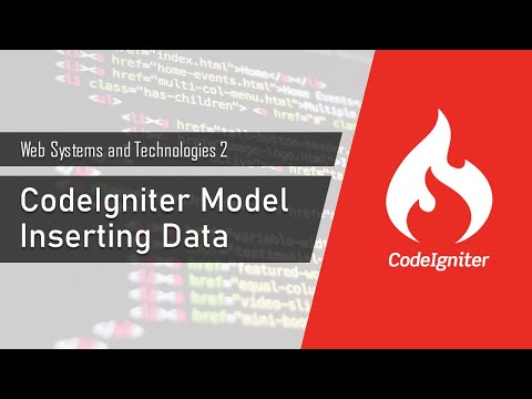 Codeigniter Model Inserting Data Web Systems And Technologies 2 Codeigniter 3