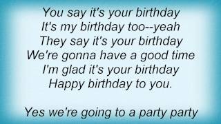 Download lagu Beatles - Birthday Lyrics mp3 Download lagu Beatles - Birthday Lyrics mp3