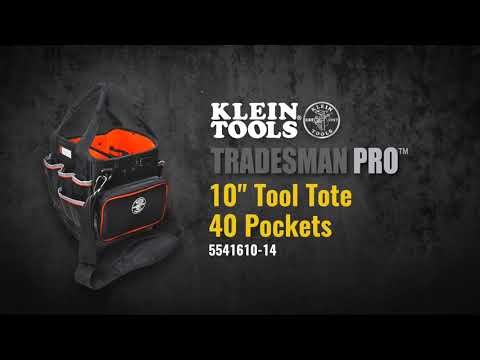 Tool Bag, Tradesman Pro™ Tool Tote, 40 Pockets, 10-Inch (554161014)