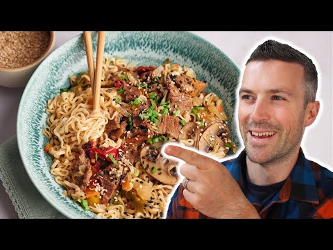 Slow-Cooked Lo Mein Beef