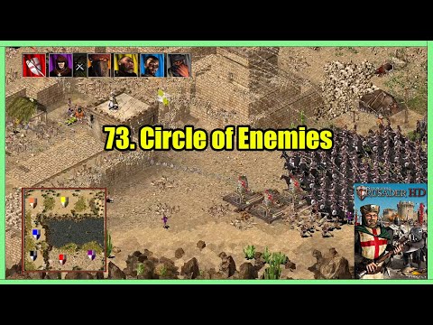 Stronghold Crusader HD - 73. Circle of Enemies | GAMEPLAY | ‘Warchest’ Trail