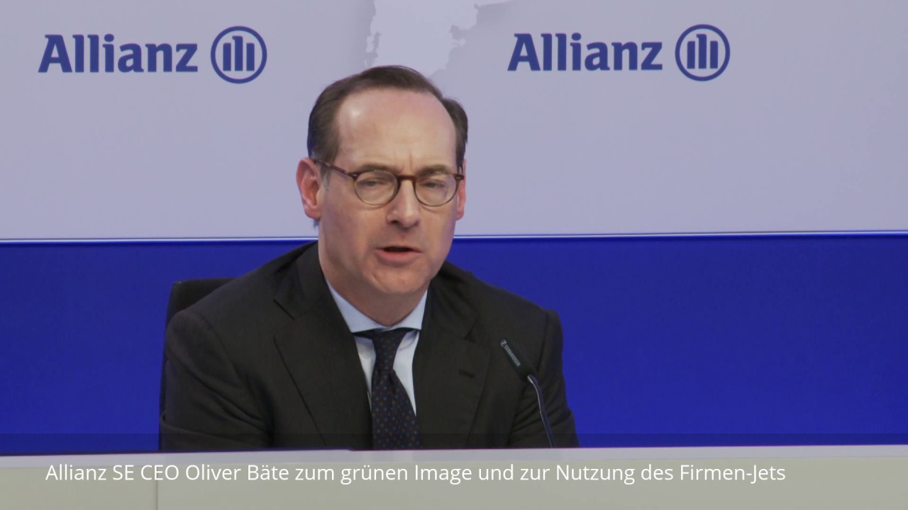 Allianz-Chef Bäte zur Nutzung des Firmen-Jets