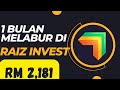 1 Bulan Melabur Di Raiz Invest Malaysia