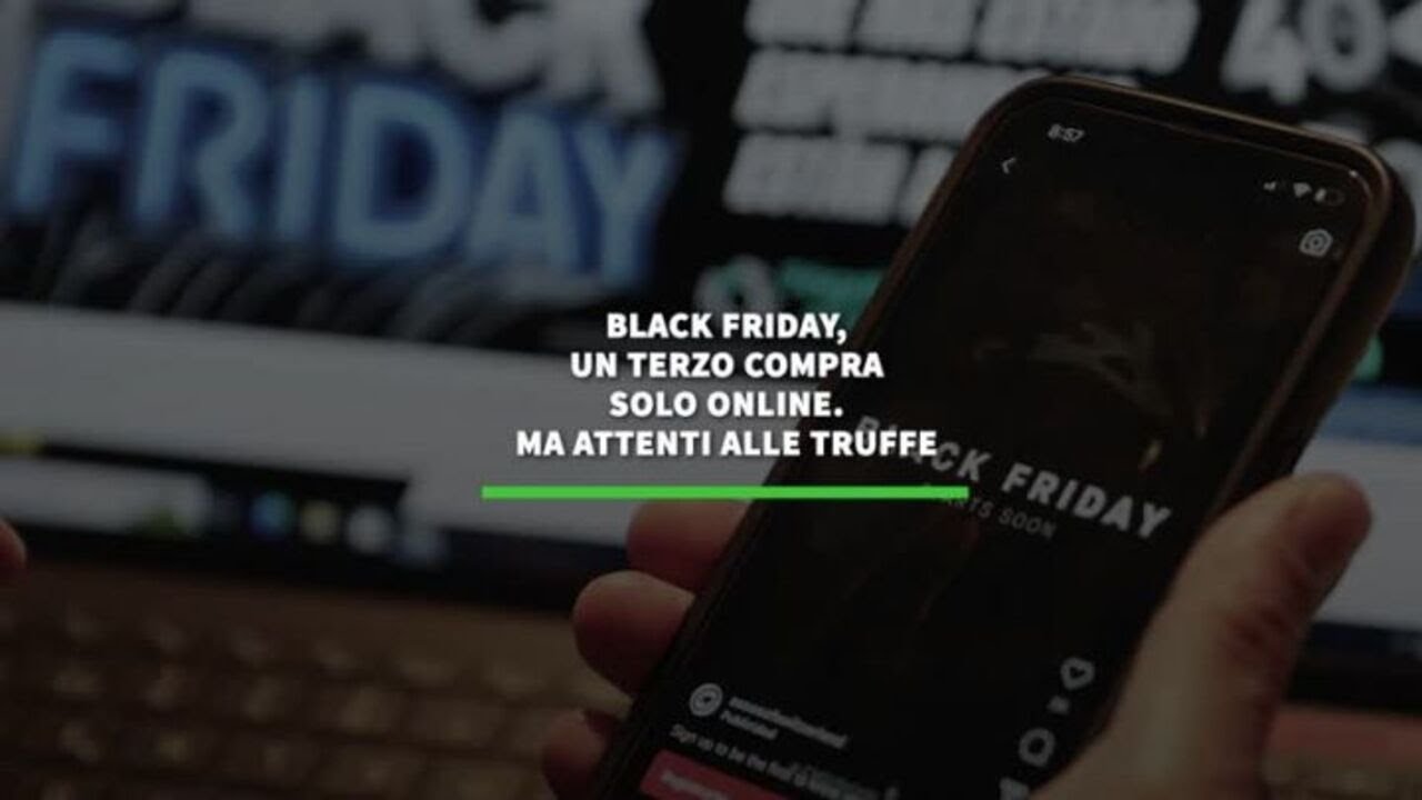 Black Friday, un terzo compra solo online. Ma attenti alle truffe