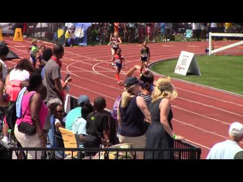 Hershey National Outdoor Chmapionships Girls 9/10 - 200m Semi - Kera Taffe