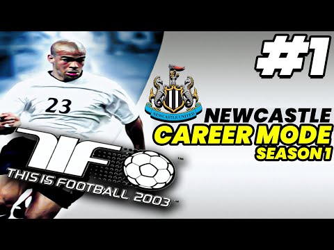 Newcastle United’s ROAD TO GLORY Begins! ⚽ THIS IS FOOTBALL 2003 PS2 Career Mode