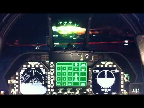 F-18 Night Carrier Landing