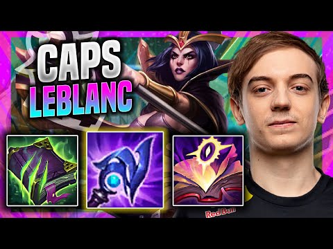 CAPS IS A MONSTER WITH LEBLANC! - G2 Caps Plays LeBlanc MID vs Sylas! | Season 11