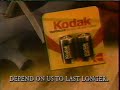 Kodak Batteries Commercial 1989