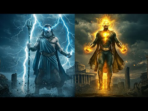 Zeus vs Black Adam: The Ultimate Mythic Battle of Gods | Full Epic Story