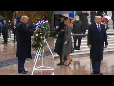 Trump & The First Lady Participate in a National Veterans Day Observance
