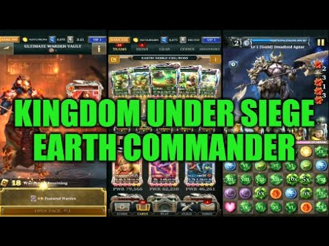 Legendary Game Of Heroes: Kingdom Under Siege Event Gameplay/Team Testing (Earth Commander)