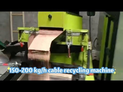 150-200 kg/h cable recycling machine #recyclingmachine