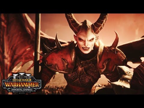 VALKIA THE BLOODY DLC Trailer - Champions of Chaos Campaign & New Info - Total War Warhammer 3