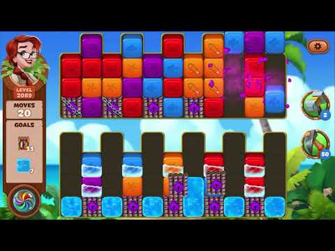 Lost Island Blast Adventure Level 2089 NO BOOSTERS - A S GAMING ✔️