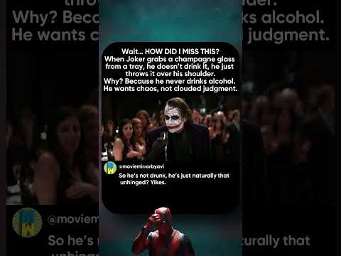 Joker Never Drinks – The Detail You Missed in The Dark Knight