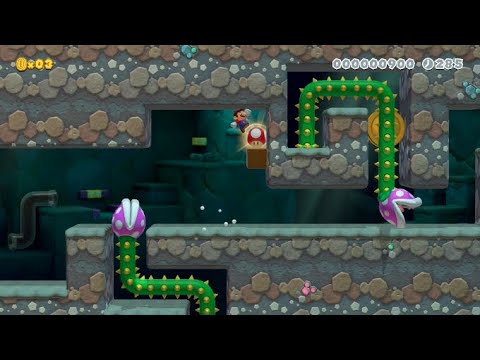 Custom Super Mario 3D World Levels: "Cave of Jeepers Creepers" by, ProxInDBox