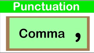 COMMA | English grammar | How to use punctuation correctly