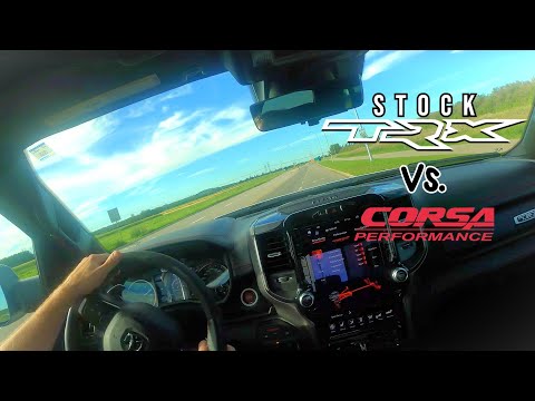 TRX Corsa Extreme Catback Upgrade vs. Stock Exhaust: City Driving w/Driver's POV Sound Comparison