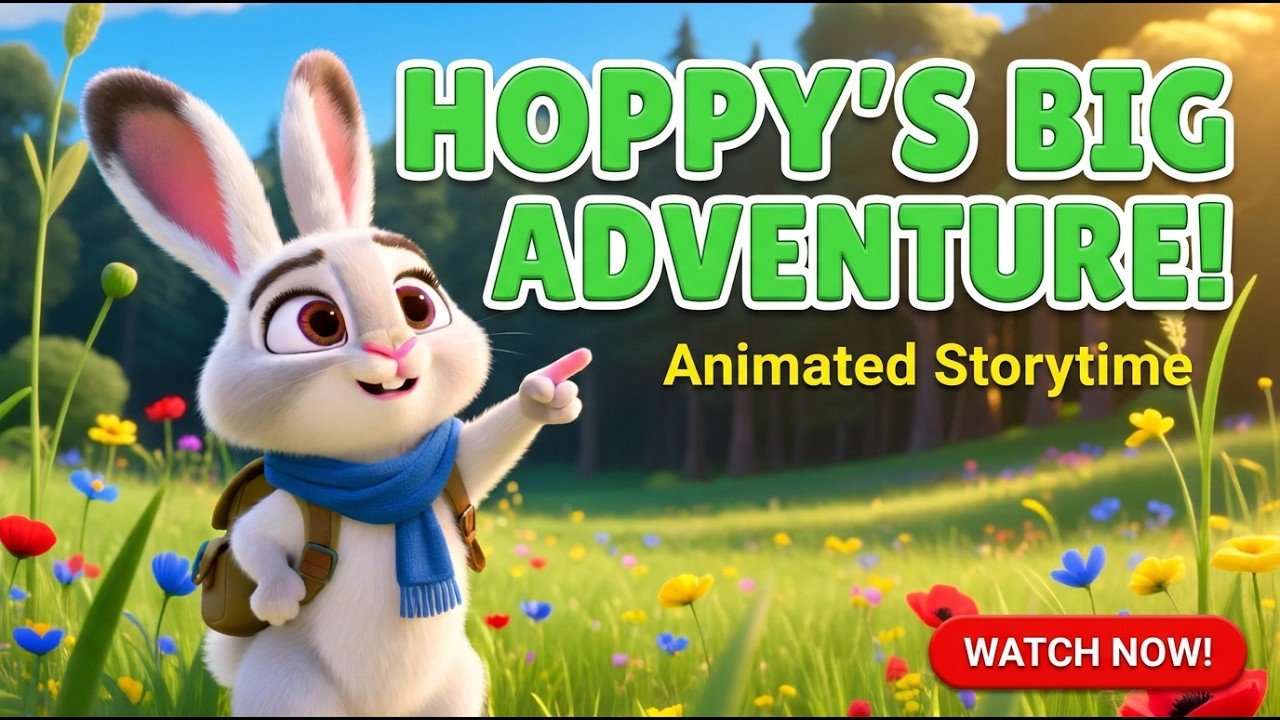 Hoppy and the Golden Carrot — animated bedtime story for children