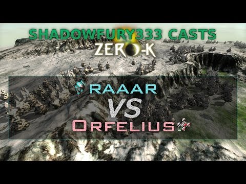 2016/02/16: raaar(Sh) vs Orfelius(LV) on Avalanche - Zero-K