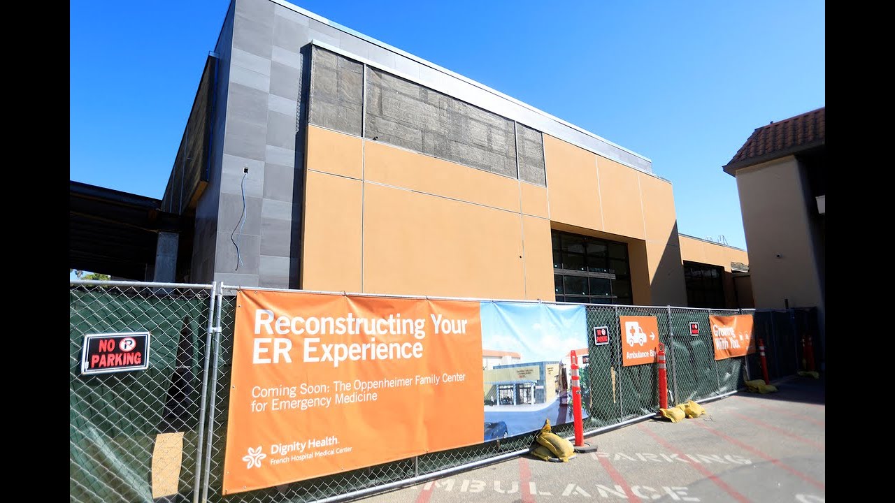 Take a tour of the new French Hospital emergency rooms now under construction