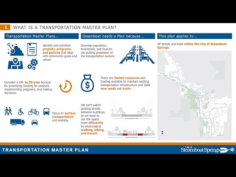 Transportation Master Plan Video #1 - What is a TMP?