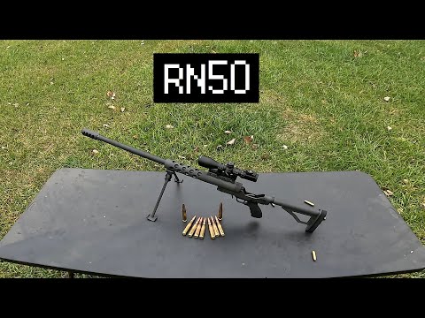 .50 BMG fun! Loading and shooting the RN50
