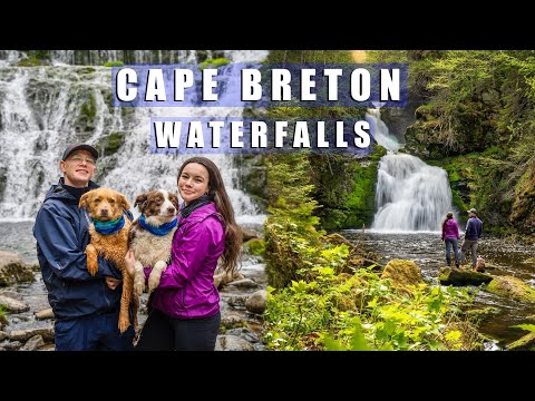Waterfalls on Cape Breton! Dog Friendly 4 Day Road Trip Itinerary | Nova Scotia