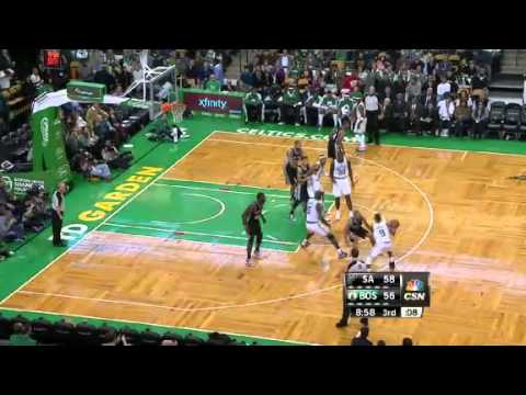 Rajon Rondo's 10th Assist In Career II Celtics vs. Spurs II 11/12/12