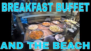 SANDOS PLAYACAR I Episode 6 I Breakfast Buffet Tour And Sargassum At The Beach In Mexico #travelvlog