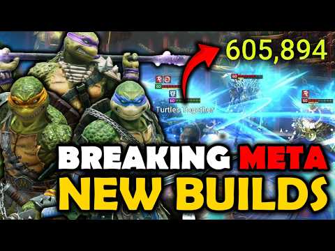These New TMNT Builds are BREAKING the META. And it WORKS INDIVIDUALLY TOO! [ Raid Shadow Legends ]
