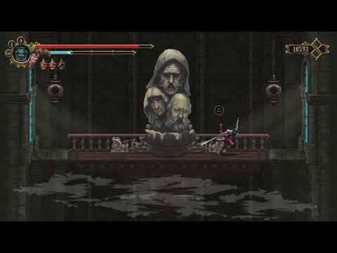 Blasphemous - Lunate of Keiya the Butcher collectible bone collection in Archcathedral Rooftops