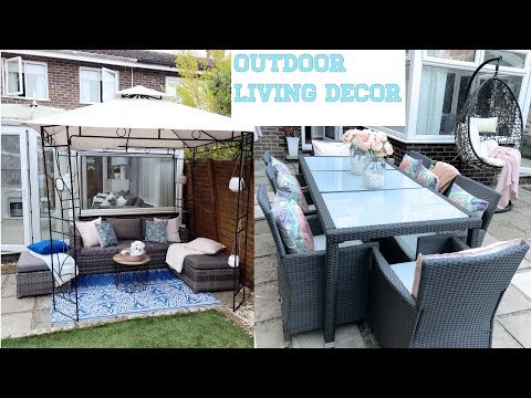 New Outdoor Living Space Decor Tour 2018