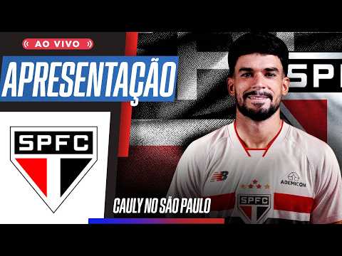 AO VIVO: CAULY NO SÃO PAULO! APRESENTAÇÃO DO MEIO-CAMPISTA NO TRICOLOR